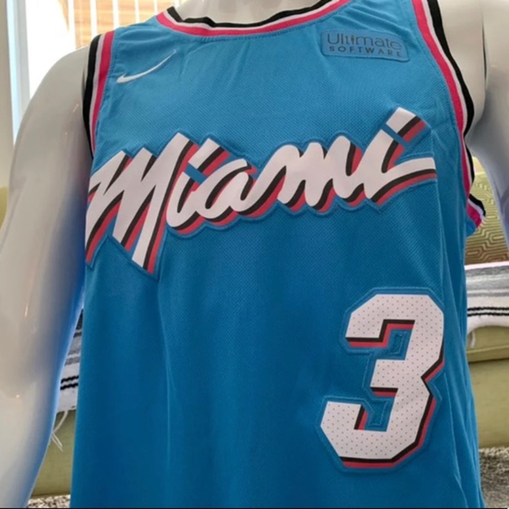 Dwayne Wade Miami Heat Vice Large Jersey